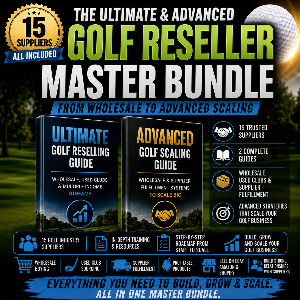 🏆 The Complete Golf Reseller Master Bundle - Get All Guides & Suppliers